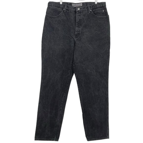 Harley Davidson Men's Biker Blues Black Jeans 40x34 Relaxed Fit Straight Leg - Picture 1 of 12